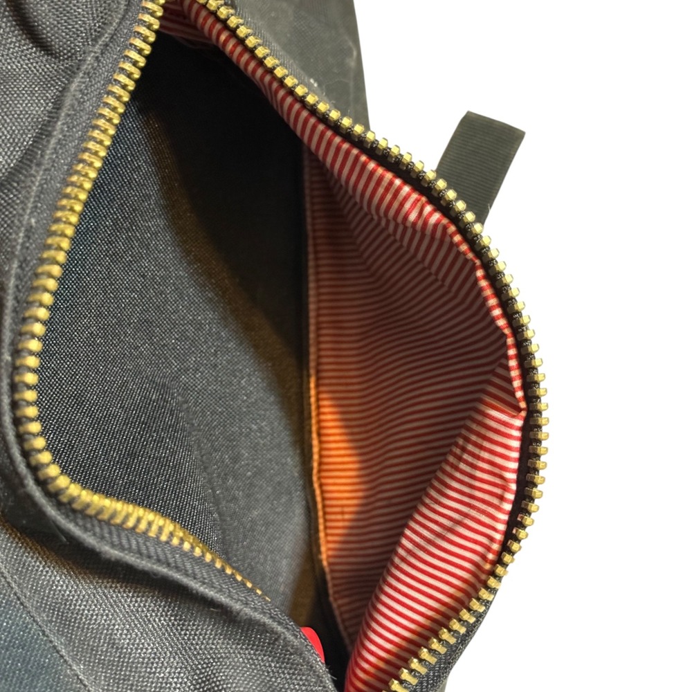 Herschel Supply Co. Backpack School Book Bag‎ Black Gold Zipper Travel - Picture 4 of 8